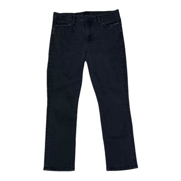 MOTHER The Dazzler Black Mid Rise Crop Stretch Denim Ankle Jeans 32 Not Guilty - Picture 4 of 9